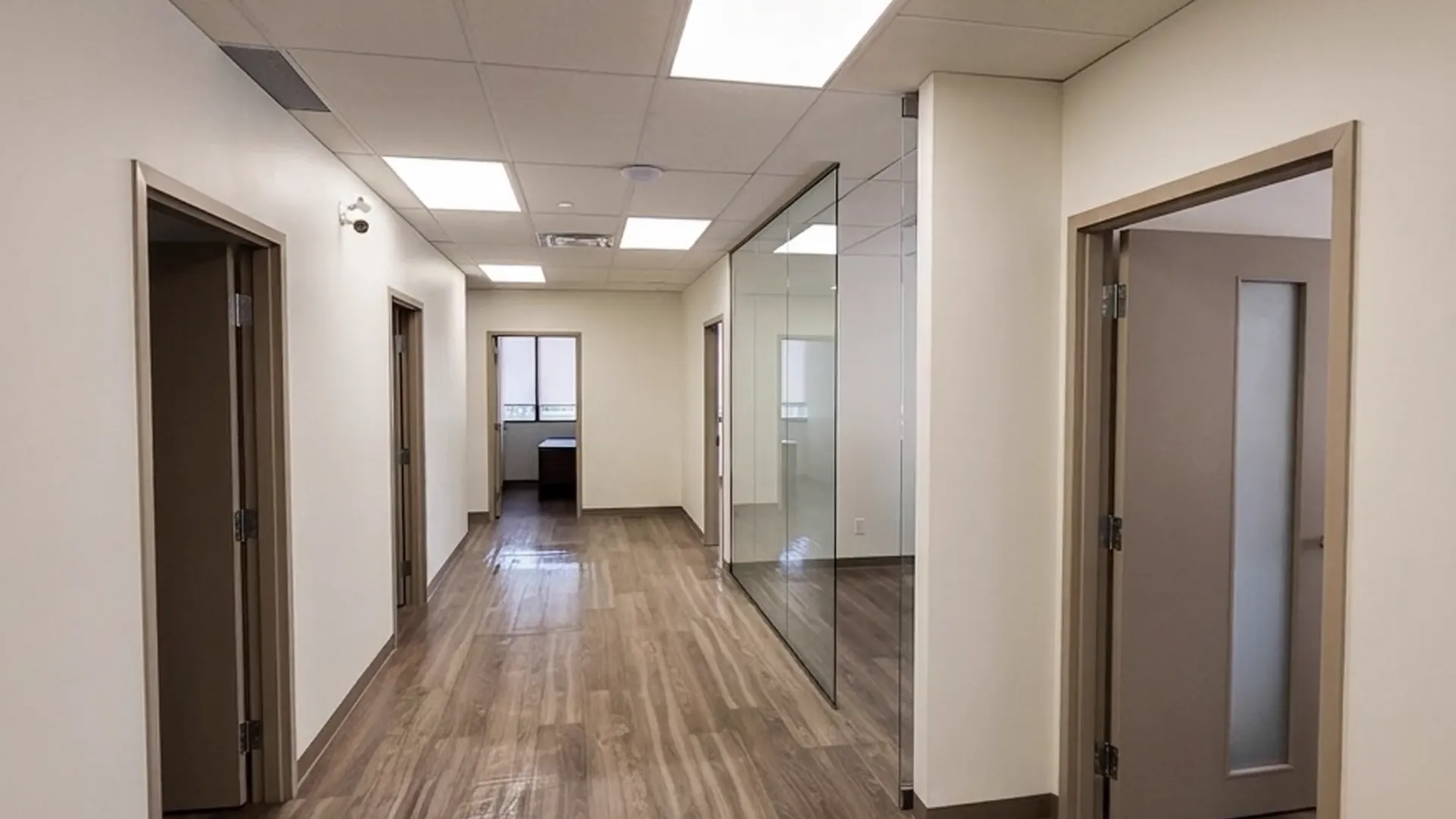 Finished commercial interiors built by Homeland
